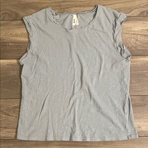 Pact Blue/Grey Featherweight Muscle Tank